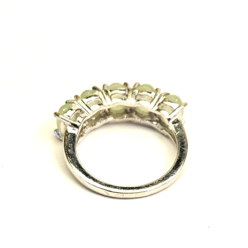 Jade 925 FAS Size 5 Ring
